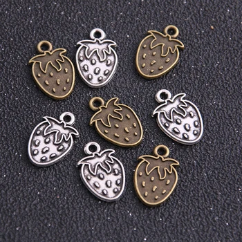 16PCS 12*18mm Two Color Strawberry Charms Fruit Pendant Jewelry Metal Alloy Jewelry Marking
16PCS 12*18mm Two Color Strawberry Charms Fruit Pendant Jewelry Metal Alloy Jewelry Marking