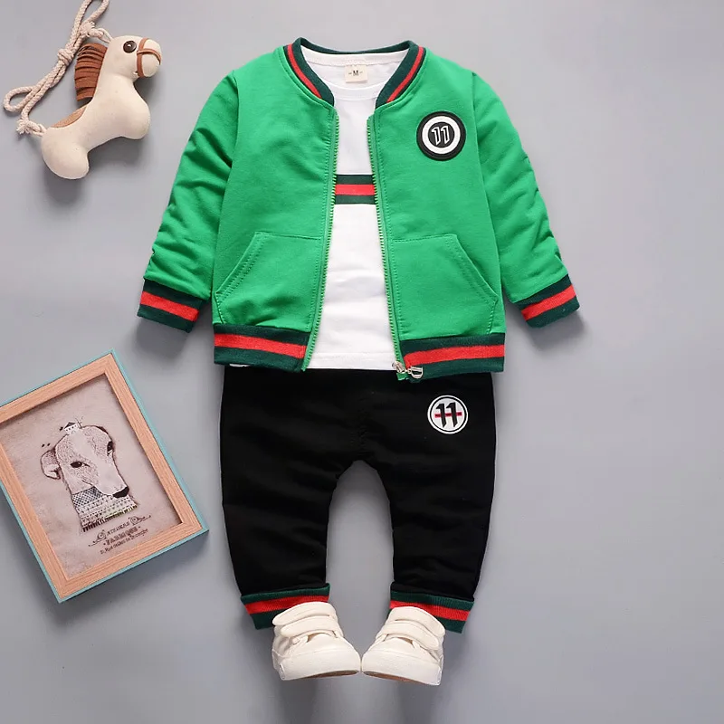 New arrival 2018 Spring Autumn Boys Clothes Sets Cute Infant Cotton Suits Coat+T Shirt+Pants Casual Kids Children Suits 3PCS
New arrival 2018 Spring Autumn Boys Clothes Sets Cute Infant Cotton Suits Coat+T Shirt+Pants Casual Kids Children Suits 3PCS