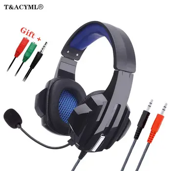 Gaming Headphone For PS4 Xbox One Laptop PC Earphone 3.5mm Wired with Microphone Noise Cancelling Stereo Bass Gamer Headset
Gaming Headphone For PS4 Xbox One Laptop PC Earphone 3.5mm Wired with Microphone Noise Cancelling Stereo Bass Gamer Headset