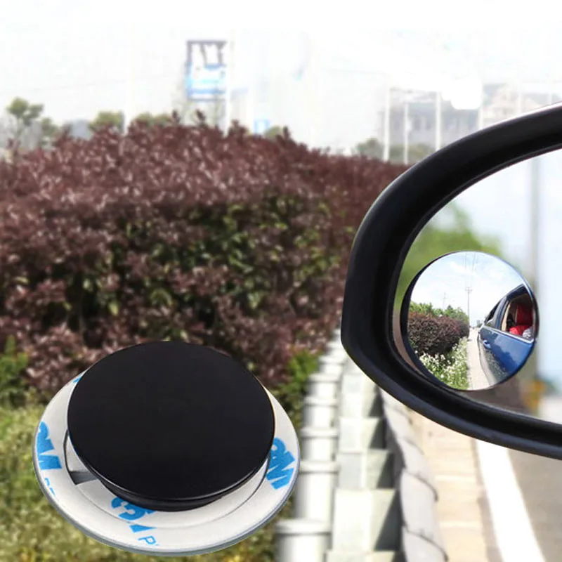 Автомобильное круглое выпуклое зеркало заднего вида Шириной 360 дюйма маленькое
