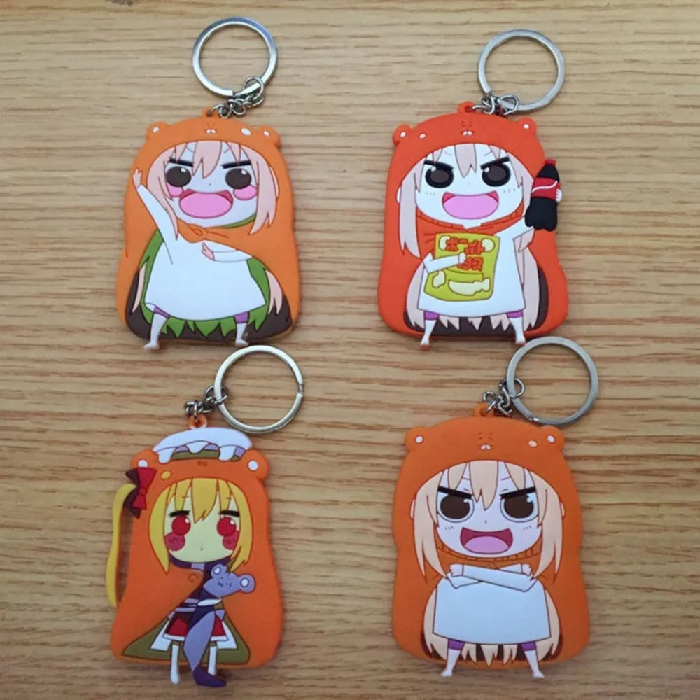 Himouto Umaru-chan anime PVC keychain Stylish cute funny cartoon silicona para llaves bag key pendant Jewelry Chaveiro Llaveros
Himouto Umaru-chan anime PVC keychain Stylish cute funny cartoon silicona para llaves bag key pendant Jewelry Chaveiro Llaveros