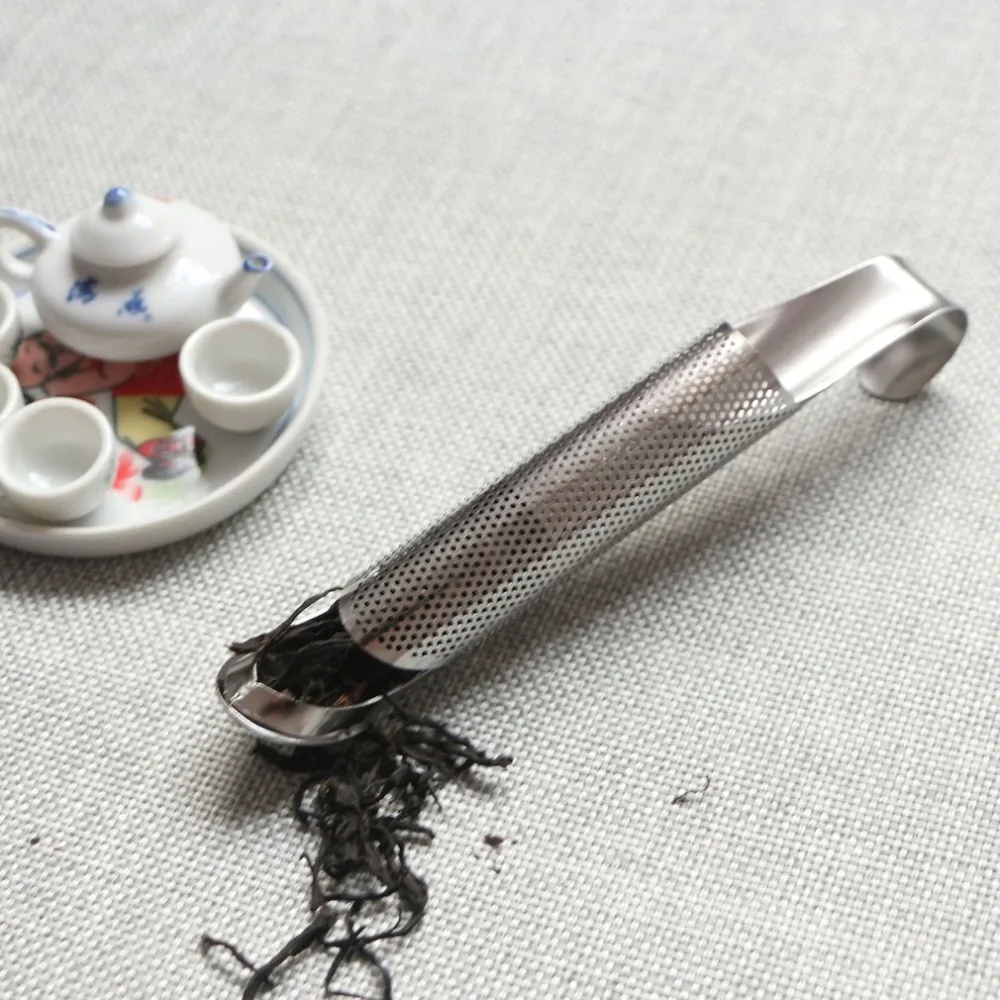 1 Pcs Stainless Steel Mesh Tea Infuser Tea Filter Premium Reusable Pipe Stick Tea Maker with Hook Tea Steeper Strainer
1 Pcs Stainless Steel Mesh Tea Infuser Tea Filter Premium Reusable Pipe Stick Tea Maker with Hook Tea Steeper Strainer