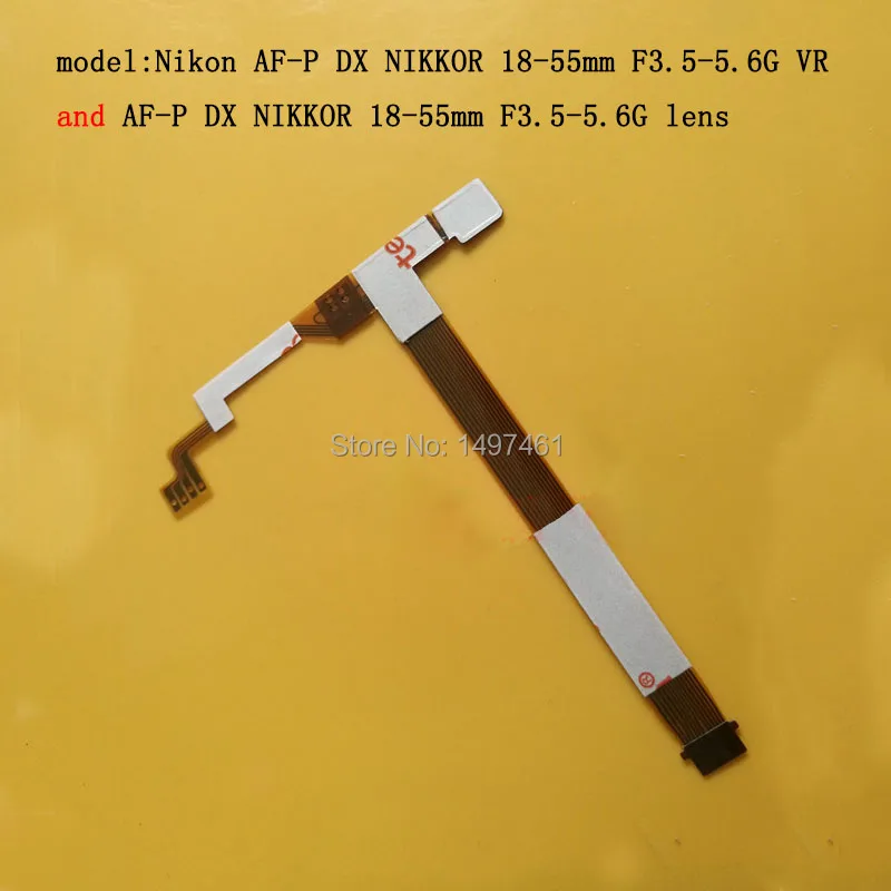 

2PCS Focus and Aperture Flex cable For Nikon AF-P DX Nikkor 18-55mm f/3.5-5.6G VR lens(Compatible "VR" lens)