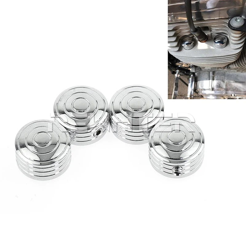 Motorcycle Spark Plug Head Bolt Cap Covers Plug Chrome 4pcs For Harley Twin Cam 1999-Later Sportster XL883 XL1200 1986-Up
Motorcycle Spark Plug Head Bolt Cap Covers Plug Chrome 4pcs For Harley Twin Cam 1999-Later Sportster XL883 XL1200 1986-Up