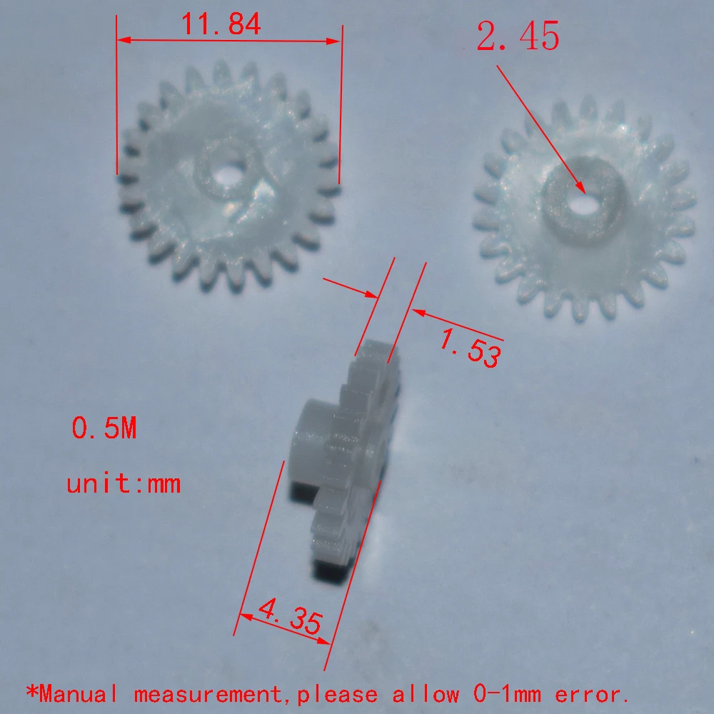 10/100pcs 22T 0.5M 2.5mm hole plastic gear dron rc car plane robot kids toys for boys diy baby accessories montessori GP222.5A
10/100pcs 22T 0.5M 2.5mm hole plastic gear dron rc car plane robot kids toys for boys diy baby accessories montessori GP222.5A