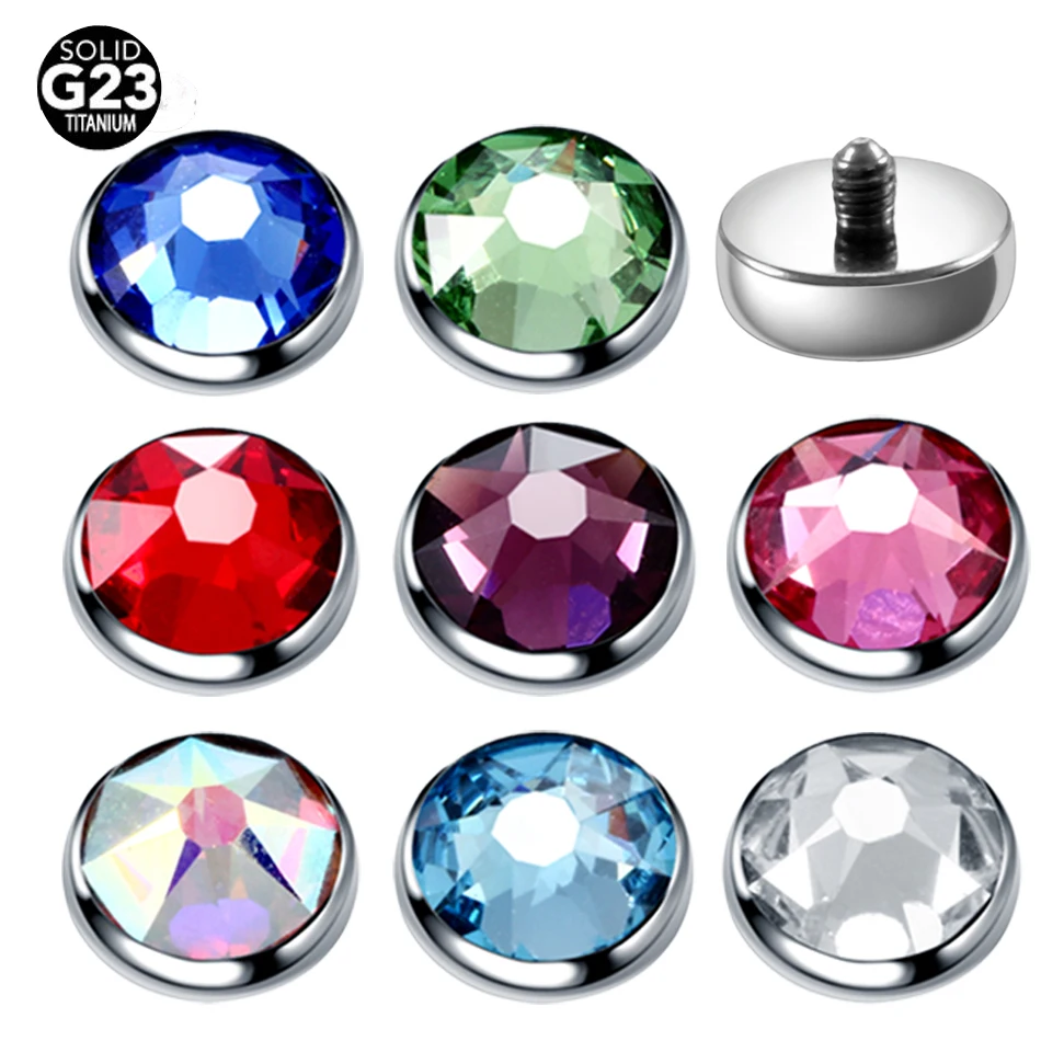 1PC Titanium Dermal Piercings Micro Dermal Anchor Threading Dermal Top Skin Diver Crystal Piercings Hide in Surface Body Jewelry
1PC Titanium Dermal Piercings Micro Dermal Anchor Threading Dermal Top Skin Diver Crystal Piercings Hide in Surface Body Jewelry