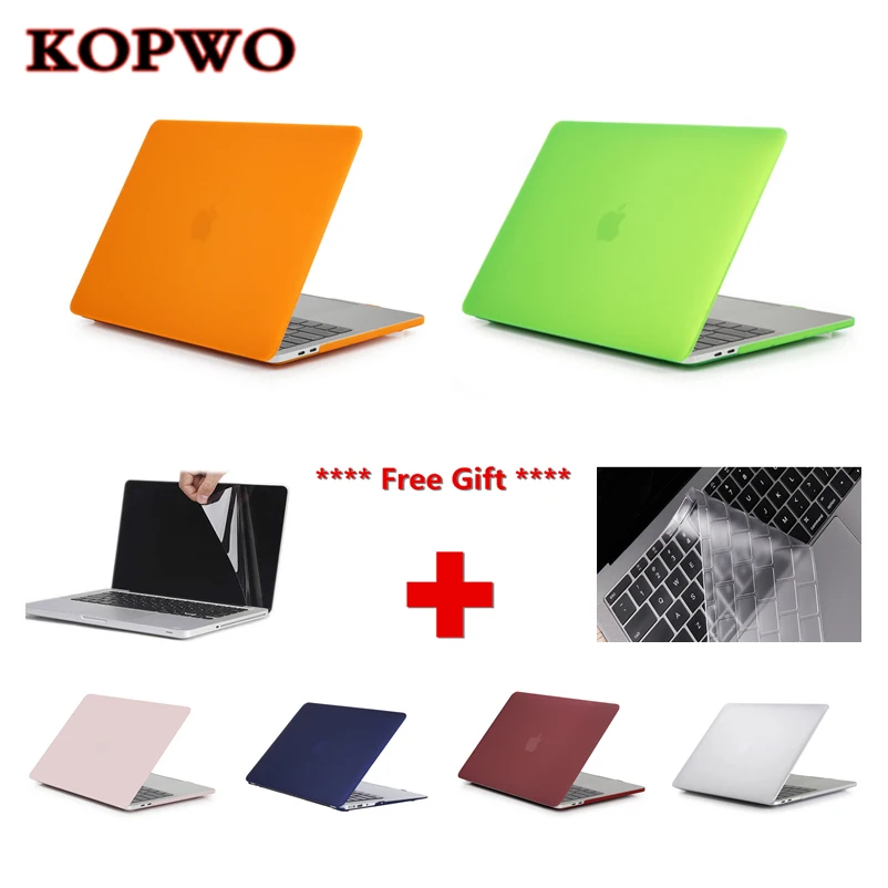 KOPWO Frosted Laptop Protective Case cover for apple MacBook Air Pro 11 12 13.3 15.4 Inch retina Notebook Colorized Cover 
KOPWO Frosted Laptop Protective Case cover for apple MacBook Air Pro 11 12 13.3 15.4 Inch retina Notebook Colorized Cover