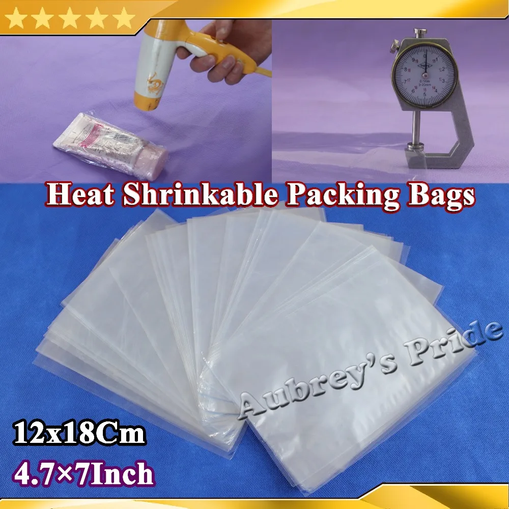 100Pcs 12x18cm Soft Transparent Blow Molding PVC Heat Shrinkable Bags Film Wrap Cosmetic Packaging Wrap Materials Laminating
100Pcs 12x18cm Soft Transparent Blow Molding PVC Heat Shrinkable Bags Film Wrap Cosmetic Packaging Wrap Materials Laminating