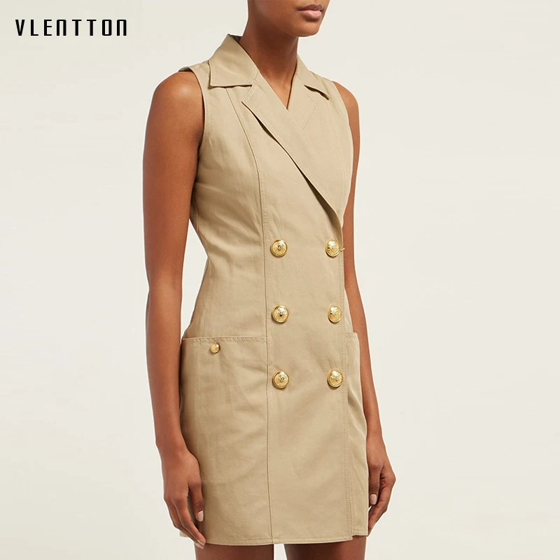 2019 Summer Sexy Mini Sleeveless Tank Dress For Women Double Breasted Bodycon Party Dress Office Women's Pencil Dresses Vestido
2019 Summer Sexy Mini Sleeveless Tank Dress For Women Double Breasted Bodycon Party Dress Office Women's Pencil Dresses Vestido