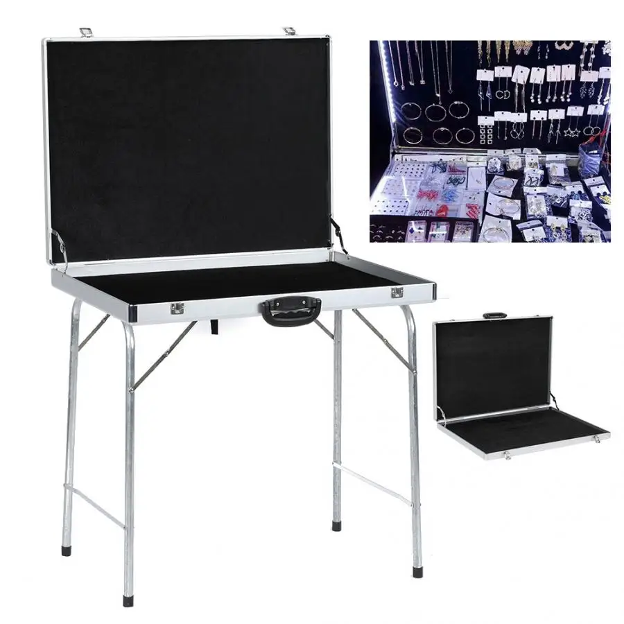 70*50*7.5cm Portable Jewelry Display Storage Box Aluminum Alloy Waterproof Suitcase Organizer Case Holder | Украшения и