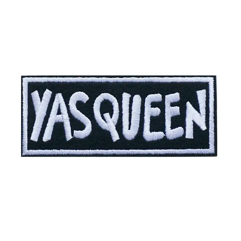Embroidery Patch YAS QUEEN Sew Iron On Patches Letter Rectangle Embroidered Badges For Bag Jeans Hat T Shirt DIY Appliques Craft
Embroidery Patch YAS QUEEN Sew Iron On Patches Letter Rectangle Embroidered Badges For Bag Jeans Hat T Shirt DIY Appliques Craft