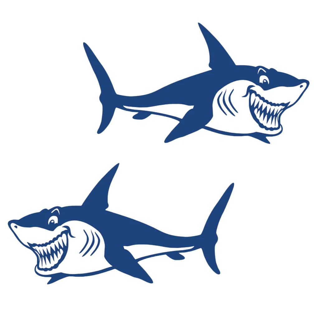 1 Pair Cute & Funny Shark Decals Vinyl Shark Emblem Badge Sticker For Automobiles Motorcycle Boat Canoe Computer Etc Waterproof 1 Pair Cute & Funny Shark Decals Vinyl Shark Emblem Badge Sticker For Automobiles Motorcycle Boat Canoe Computer Etc Waterproof