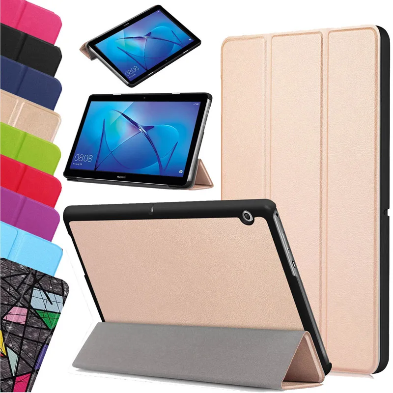 Ультратонкий легкий Чехол из искусственной кожи для Huawei MediaPad T3 10 AGS-W09/AGS-L09 t3 9 6 "