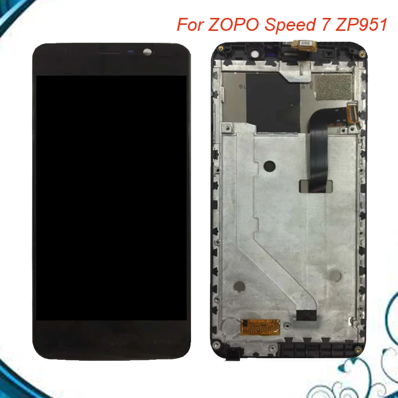 Testes Well 5.0" For ZOPO Speed 7 ZP951 LCD Display With Touch Screen Digitizer Assembly With Frame Replacement Parts IN Stock
Testes Well 5.0" For ZOPO Speed 7 ZP951 LCD Display With Touch Screen Digitizer Assembly With Frame Replacement Parts IN Stock