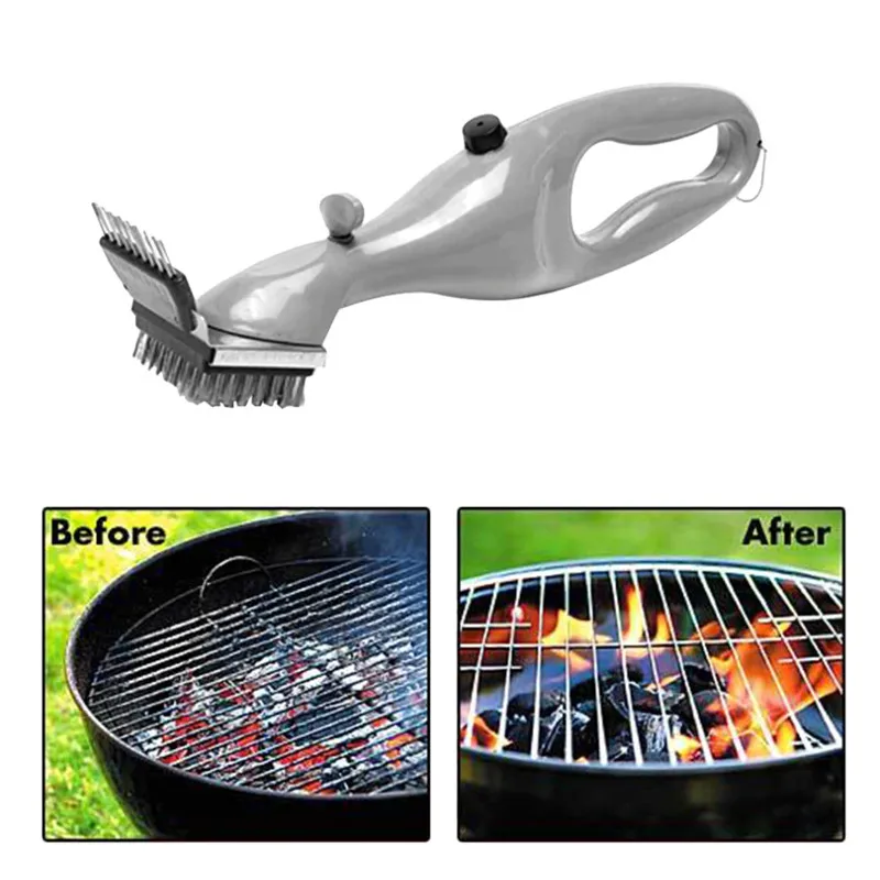 BBQ Vapor Cleaner Brush Picnics Barbecue Grill Cleaner Grill Brush Cleaning Tools Steel Wire Household Cleaning Tools
BBQ Vapor Cleaner Brush Picnics Barbecue Grill Cleaner Grill Brush Cleaning Tools Steel Wire Household Cleaning Tools