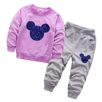 2019 Spring Autumn Infants Baby Mickey Clothing Set Boys Girls Minnie Tracksuits Cartoon Shirt+Pants 2pcs Kids Clothes sets
2019 Spring Autumn Infants Baby Mickey Clothing Set Boys Girls Minnie Tracksuits Cartoon Shirt+Pants 2pcs Kids Clothes sets