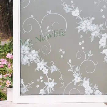 White flower Frosted Window Film Opaque Glass stickers Privacy self-adhesive balcony Bedroom Home Decorative film 45/90*500cm
White flower Frosted Window Film Opaque Glass stickers Privacy self-adhesive balcony Bedroom Home Decorative film 45/90*500cm