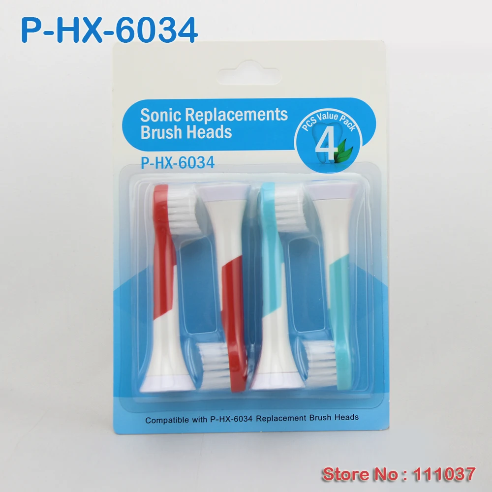 HX6034 P-HX-6034 Sonic Electric Toothbrush Replacement Heads For Kids 4pcs(1pack) Free Shipping
HX6034 P-HX-6034 Sonic Electric Toothbrush Replacement Heads For Kids 4pcs(1pack) Free Shipping