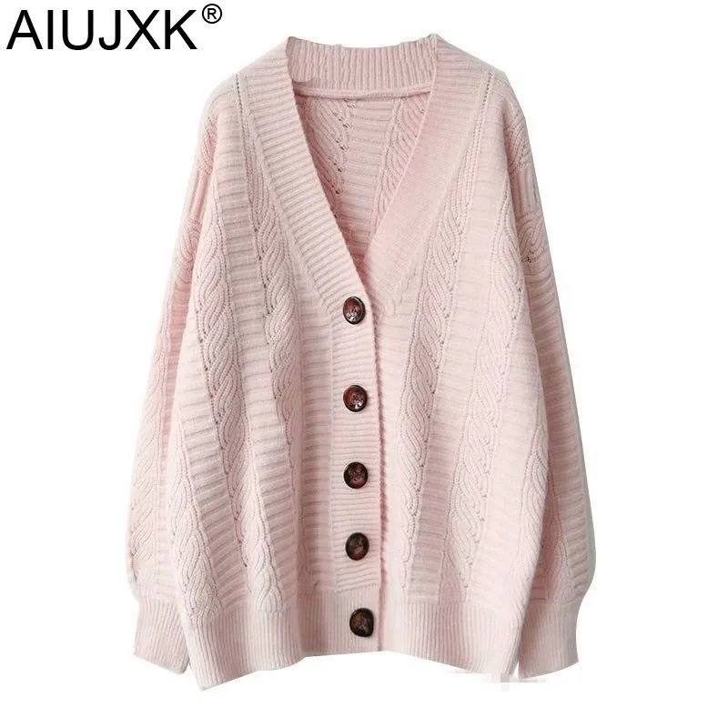 AIUJXK 2019 Autumn Winter Long Knitting Cardigans Women Pink Sweater Korean Style Fashion Female Casual Knitted Cardigan Coats
AIUJXK 2019 Autumn Winter Long Knitting Cardigans Women Pink Sweater Korean Style Fashion Female Casual Knitted Cardigan Coats