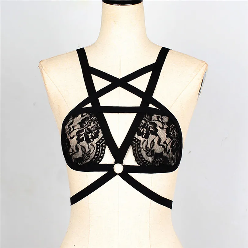 Sexy Underwear Women Sheer Thin Seamless Lace Bandage Bra Wire Free Bralette Breathable Bustier Brassiere Sexy Lingerie 30MR803
