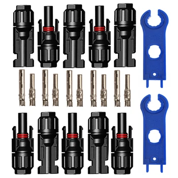5pairs x Solar Panel Connector male female 30A 1000V with 1pair PV Spanner Solar cell charger branch series Connect system
5pairs x Solar Panel Connector male female 30A 1000V with 1pair PV Spanner Solar cell charger branch series Connect system