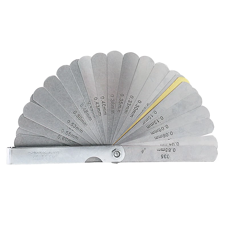 32 Blades Feeler Gauge Metric Gap Filler 0.04-0.88mm Thickness Gage For Measurment Tool
32 Blades Feeler Gauge Metric Gap Filler 0.04-0.88mm Thickness Gage For Measurment Tool