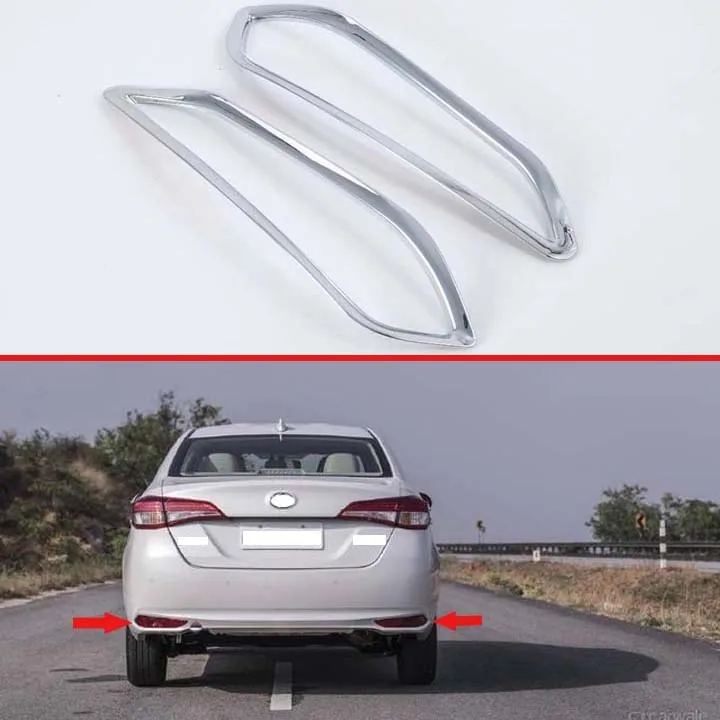 For Toyota VIOS 2019 Car Decoration ABS Chrome Rear Reflector Fog Light Lamp Cover Trim Bezel Frame Styling Garnish
For Toyota VIOS 2019 Car Decoration ABS Chrome Rear Reflector Fog Light Lamp Cover Trim Bezel Frame Styling Garnish