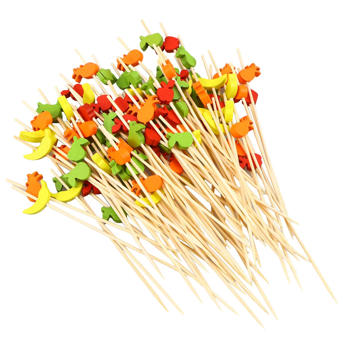 100pcs Wooden Disposable Fruit Picks Beverage Cocktail Appetizer Drink Sticks Toothpicks for Wedding Birthday Party Barbecue
100pcs Wooden Disposable Fruit Picks Beverage Cocktail Appetizer Drink Sticks Toothpicks for Wedding Birthday Party Barbecue