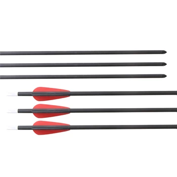 Children compound bow shooting use 61mm pure carbon fiber arrow 12pcs
Children compound bow shooting use 61mm pure carbon fiber arrow 12pcs