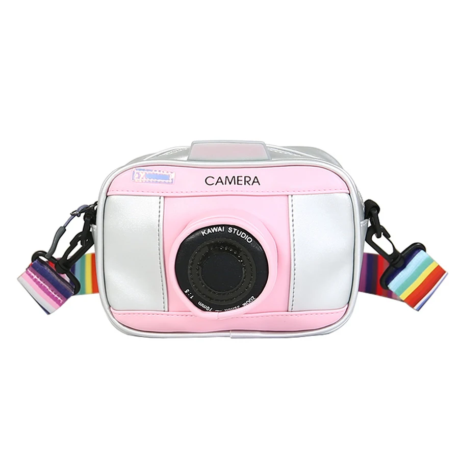 Personality Fun Camera Design Pu Leather Colorful Straps Shoulder Messenger Bags Women Handbag Ladies Party Purses Clutch Bolsas
Personality Fun Camera Design Pu Leather Colorful Straps Shoulder Messenger Bags Women Handbag Ladies Party Purses Clutch Bolsas