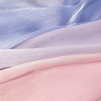 Discoloration bling-bling hard Organza yarn printing fabric hanfu/lolita/COSPLAY dress fabric cloth
Discoloration bling-bling hard Organza yarn printing fabric hanfu/lolita/COSPLAY dress fabric cloth