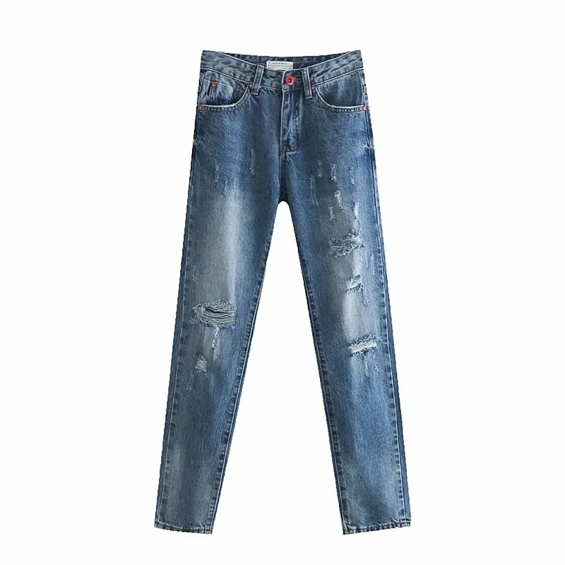 Slim Pencil Washed Pants Vintage Jeans Womens Full Length Distressed Pants Casual Loose Cowboy Straight Harem Pants
Slim Pencil Washed Pants Vintage Jeans Womens Full Length Distressed Pants Casual Loose Cowboy Straight Harem Pants