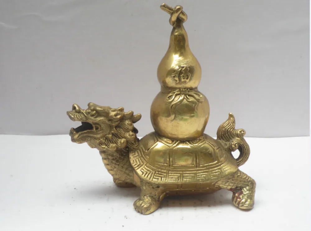Metal Crafts Chinese Art & Collectible brass statue, Lucky Dragon Turtle gourd statue/Sculpture
Metal Crafts Chinese Art & Collectible brass statue, Lucky Dragon Turtle gourd statue/Sculpture