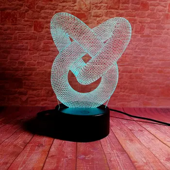 Dual Ring Model Juguets 3D Illusion NightLight LED Colourful Light Glow in the dark Desk Decor Double Loop Action Figure Toys
Dual Ring Model Juguets 3D Illusion NightLight LED Colourful Light Glow in the dark Desk Decor Double Loop Action Figure Toys