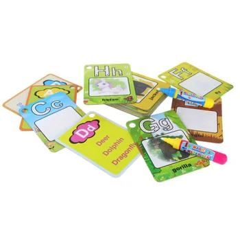 New Cartoon 26 Alphabet Shape Drawing Toys Color Card Magical Water Painting Card Early Education Educational Toys
New Cartoon 26 Alphabet Shape Drawing Toys Color Card Magical Water Painting Card Early Education Educational Toys