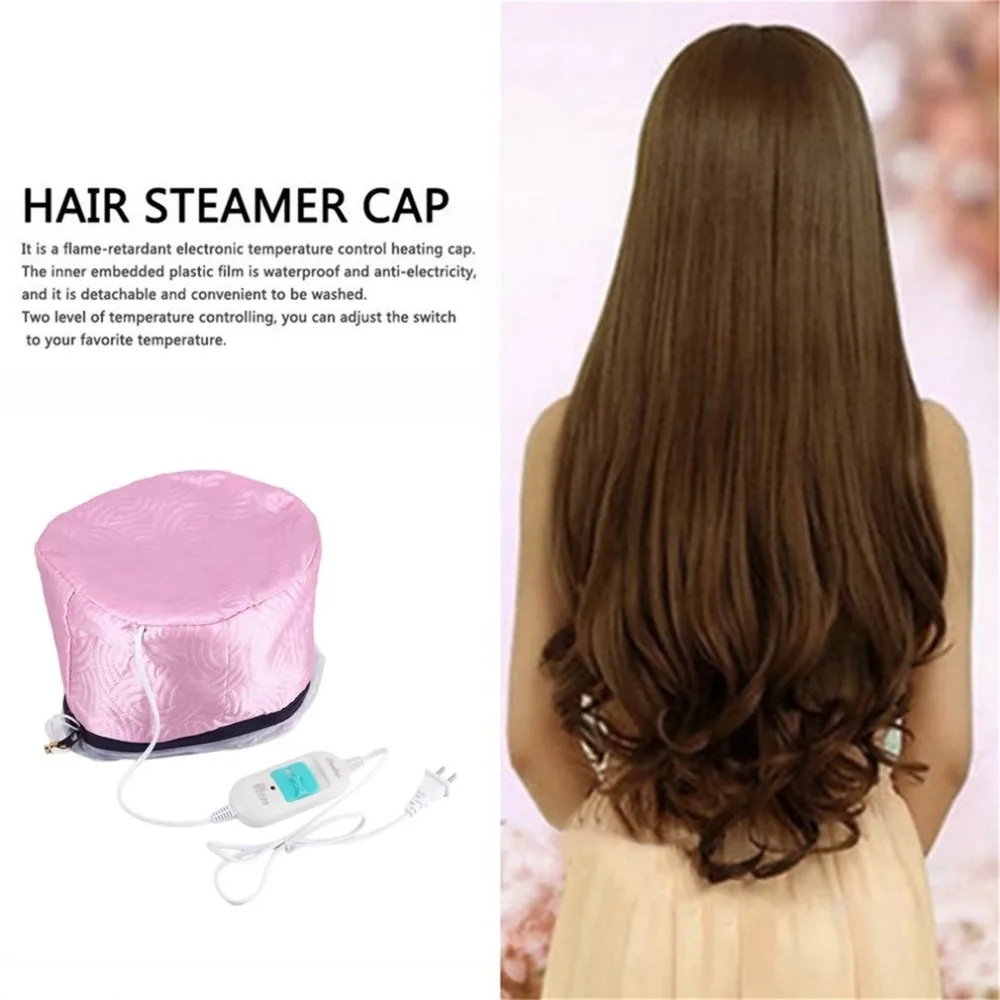 220V Electric Hair Thermal Treatment Beauty Steamer SPA Nourishing Hair Care Cap Waterproof and Anti-electricity Control Heating
220V Electric Hair Thermal Treatment Beauty Steamer SPA Nourishing Hair Care Cap Waterproof and Anti-electricity Control Heating
