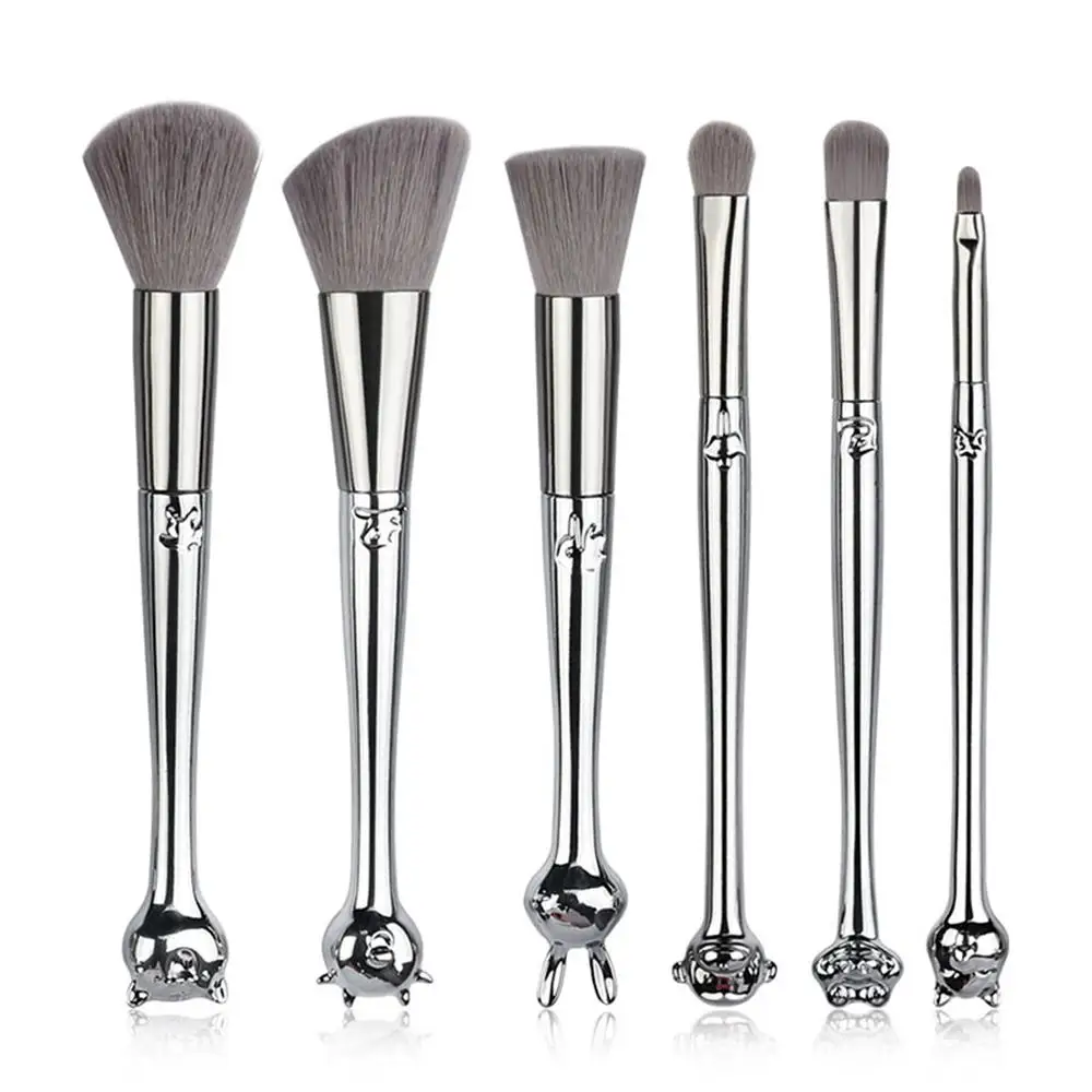 6Pcs Professional Makeup Brushes Set Powder Foundation Eyeshadow Contour Concealer Brush Cosmetics Tool Animal Handle
6Pcs Professional Makeup Brushes Set Powder Foundation Eyeshadow Contour Concealer Brush Cosmetics Tool Animal Handle