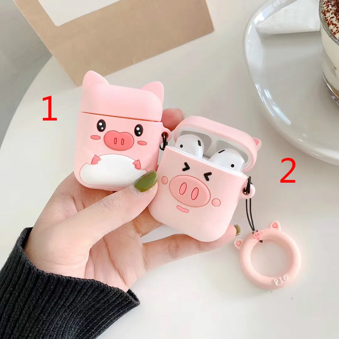 Airpods protective cover protective shell apple silicone soft cute cartoon luxury personality creative airpod piglet powder
Airpods protective cover protective shell apple silicone soft cute cartoon luxury personality creative airpod piglet powder
