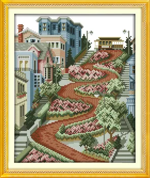 Joy Sunday Unique City streets DMC Counted Chinese Cross Stitch Kits printed Cross-stitch set Embroidery Needlework
Joy Sunday Unique City streets DMC Counted Chinese Cross Stitch Kits printed Cross-stitch set Embroidery Needlework