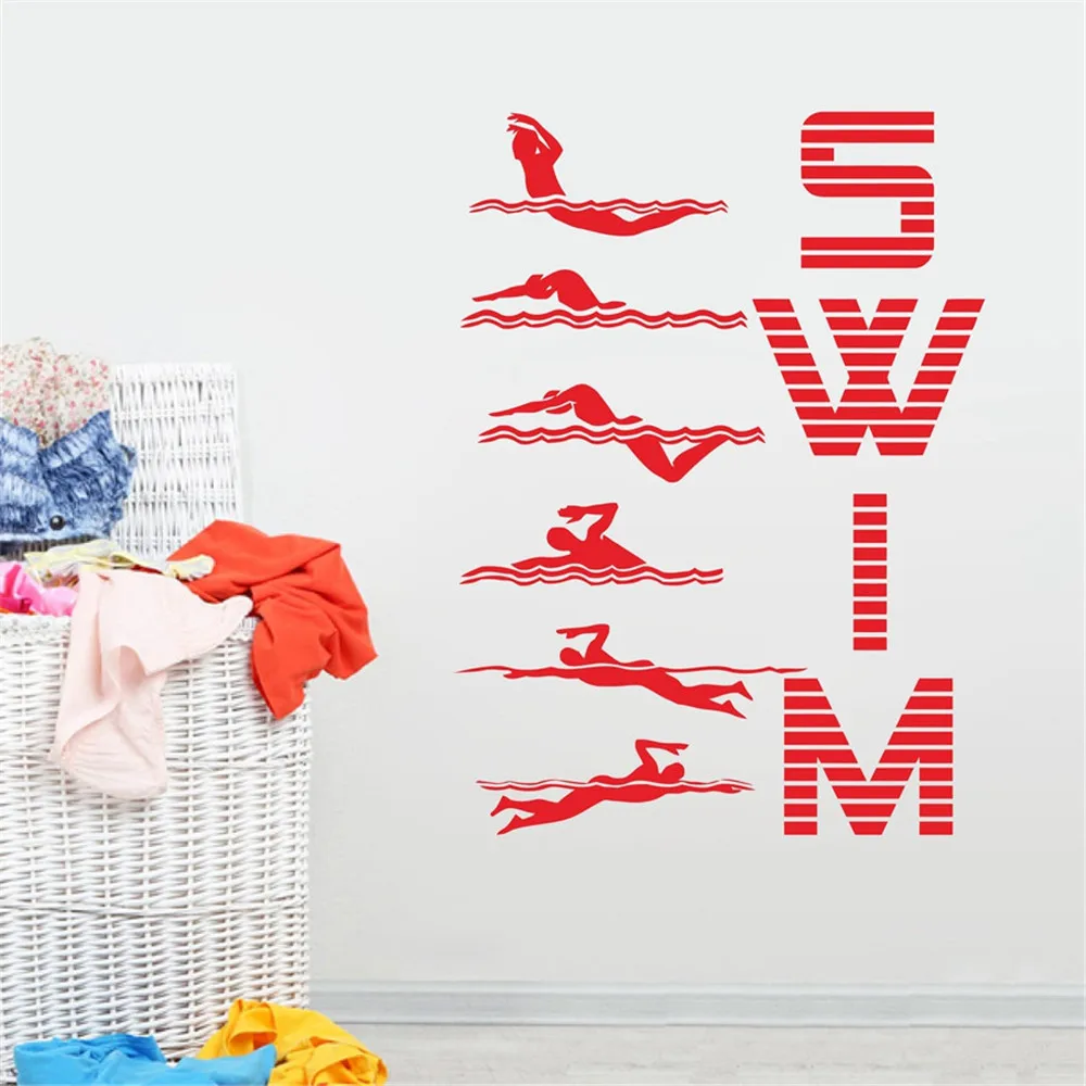Water Sports Swimming Pattern Vinyl Wall Sticker Funny Creative Art Decals For Swimming Pool Gym Home Living Room Decoration
Water Sports Swimming Pattern Vinyl Wall Sticker Funny Creative Art Decals For Swimming Pool Gym Home Living Room Decoration
