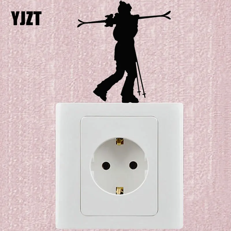 YJZT Mountain Skier Winter Sport Downhill Skiing Vinyl Wall Stickers Light Switch Decal 8SS-2388
YJZT Mountain Skier Winter Sport Downhill Skiing Vinyl Wall Stickers Light Switch Decal 8SS-2388