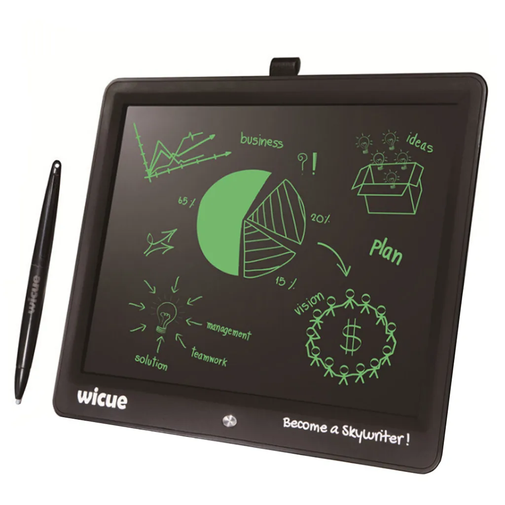 Wicue 15 inch LCD Writing Tablet-Electronic Writing / Doodle/ Drawing Board Writing Tablet Drawing Board Paperless Digital
Wicue 15 inch LCD Writing Tablet-Electronic Writing / Doodle/ Drawing Board Writing Tablet Drawing Board Paperless Digital