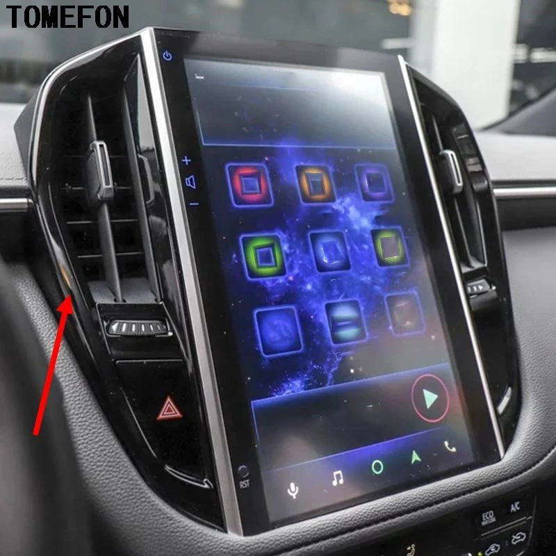 TOMEFON для Toyota Sedan Corolla E210 Prestige Altis 2019 2020 Передняя приборная панель кондиционера вентиляционная решетка рама крышка отделка ABS
TOMEFON для Toyota Sedan Corolla E210 Prestige Altis 2019 2020 Передняя приборная панель кондиционера вентиляционная решетка рама крышка отделка ABS