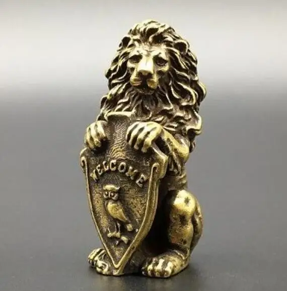 Copper Statue Collectable Chinese Brass Carved Animal Blessing Owl Lion Exquisite Small Statues
Copper Statue Collectable Chinese Brass Carved Animal Blessing Owl Lion Exquisite Small Statues