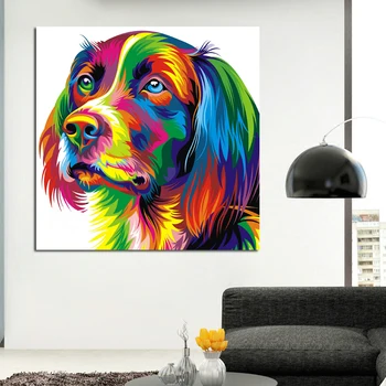 1 Piece HD Print Art Colorful Dog Animal Paintings Wall Art Print Posters for Living Room Cuadros Decoration Unframed
1 Piece HD Print Art Colorful Dog Animal Paintings Wall Art Print Posters for Living Room Cuadros Decoration Unframed