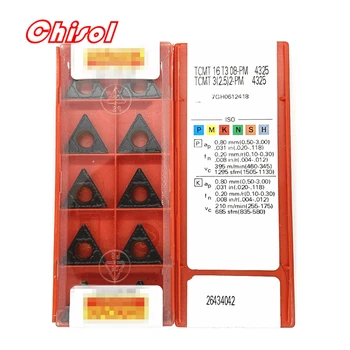 free shipping high quality TCMT16T304-PM / TCMT16T308-PM 4325 carbide turning inserts cutter TCMT 16T304 16T308 cutting blade
free shipping high quality TCMT16T304-PM / TCMT16T308-PM 4325 carbide turning inserts cutter TCMT 16T304 16T308 cutting blade