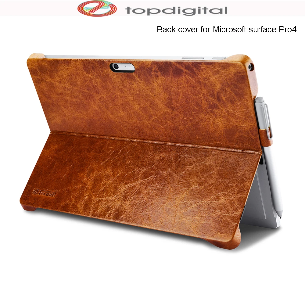 icarer for Microsoft Surface Pro 6 Cover Genuine Leather Back Case for Surface Pro 4 5 6 Oil Wax Vintage Cases W/ Pencil Holder
icarer for Microsoft Surface Pro 6 Cover Genuine Leather Back Case for Surface Pro 4 5 6 Oil Wax Vintage Cases W/ Pencil Holder