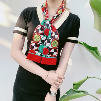 Yishine 9x118cm 3colors Women Polyester Silk Scarf Cute Flower Prints Summer Satin Long Wraps Scarves Shawl for Girls
Yishine 9x118cm 3colors Women Polyester Silk Scarf Cute Flower Prints Summer Satin Long Wraps Scarves Shawl for Girls