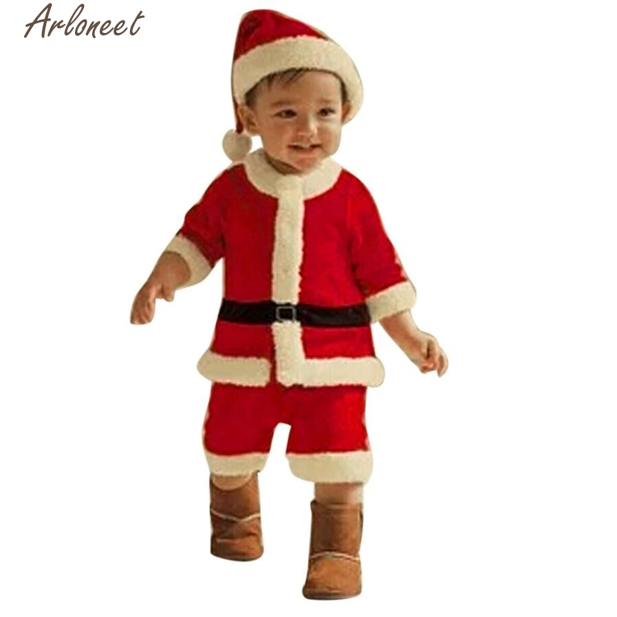 Boy's Christmas wear long sleeve belt Toddler Kids Baby Boys Party Clothes Costume T-shirt+Pants+Hat Patchwork Outfit p30 Dec25
Boy's Christmas wear long sleeve belt Toddler Kids Baby Boys Party Clothes Costume T-shirt+Pants+Hat Patchwork Outfit p30 Dec25