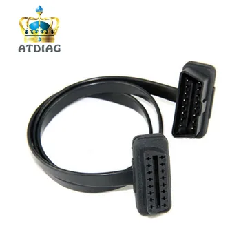 60/100CM 16Pin OBDII OBD 2 OBD2 Cable Connector Diagnostic-Tool ELM327 Adapter Flat Thin As Noodle Male to Female Extension
60/100CM 16Pin OBDII OBD 2 OBD2 Cable Connector Diagnostic-Tool ELM327 Adapter Flat Thin As Noodle Male to Female Extension